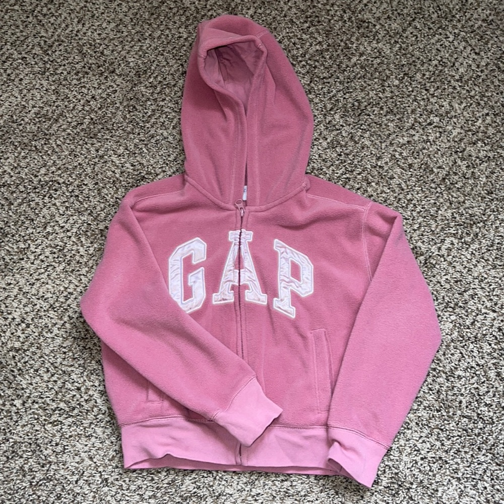 Gap pink zip up jacket